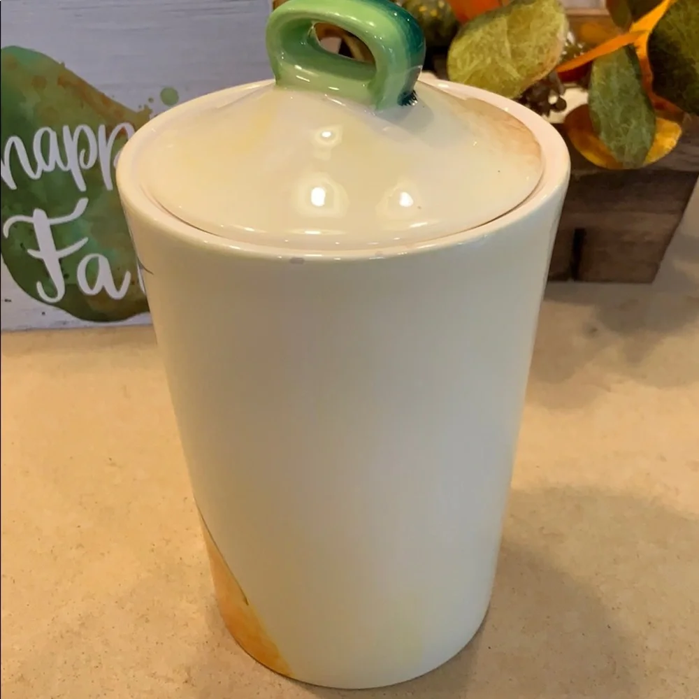 Langley Ceramic Storage Canister w/Lid - Picture 3 of 7